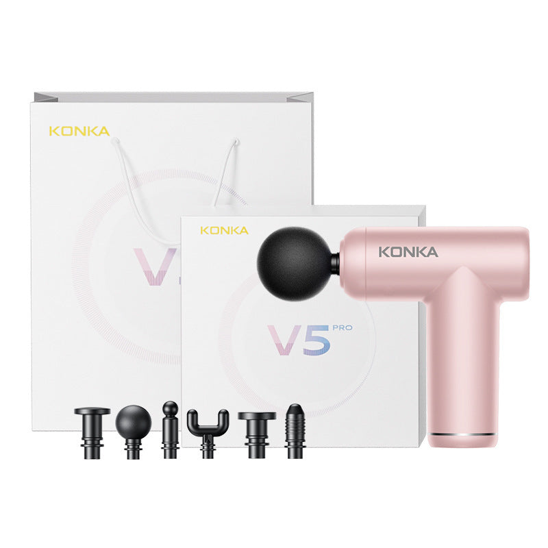 Konka fascia gun factory household small muscle relaxation massager intelligent electric massager cross-border charging model