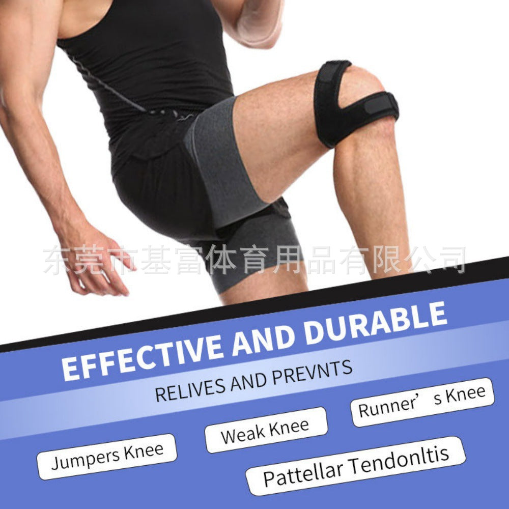Spot hair patella belt shock absorption pressure knee pads outdoor basketball football mountaineering knee patella protective belt