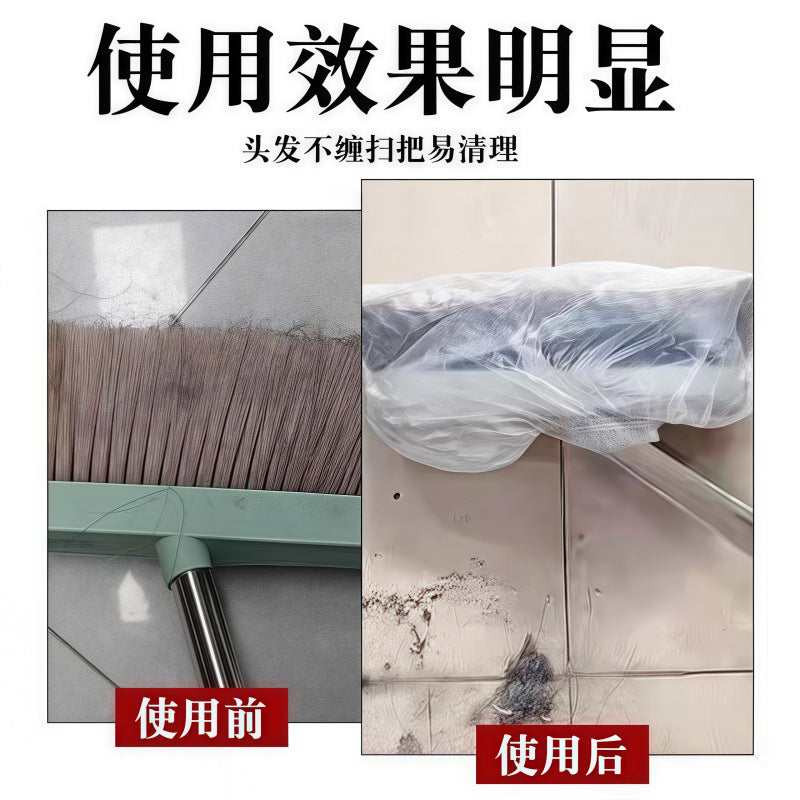 Disposable broom dust cover Thickened and reinforced non-woven fabric Home dry and wet dual-purpose wear-resistant broom head Universal cover
