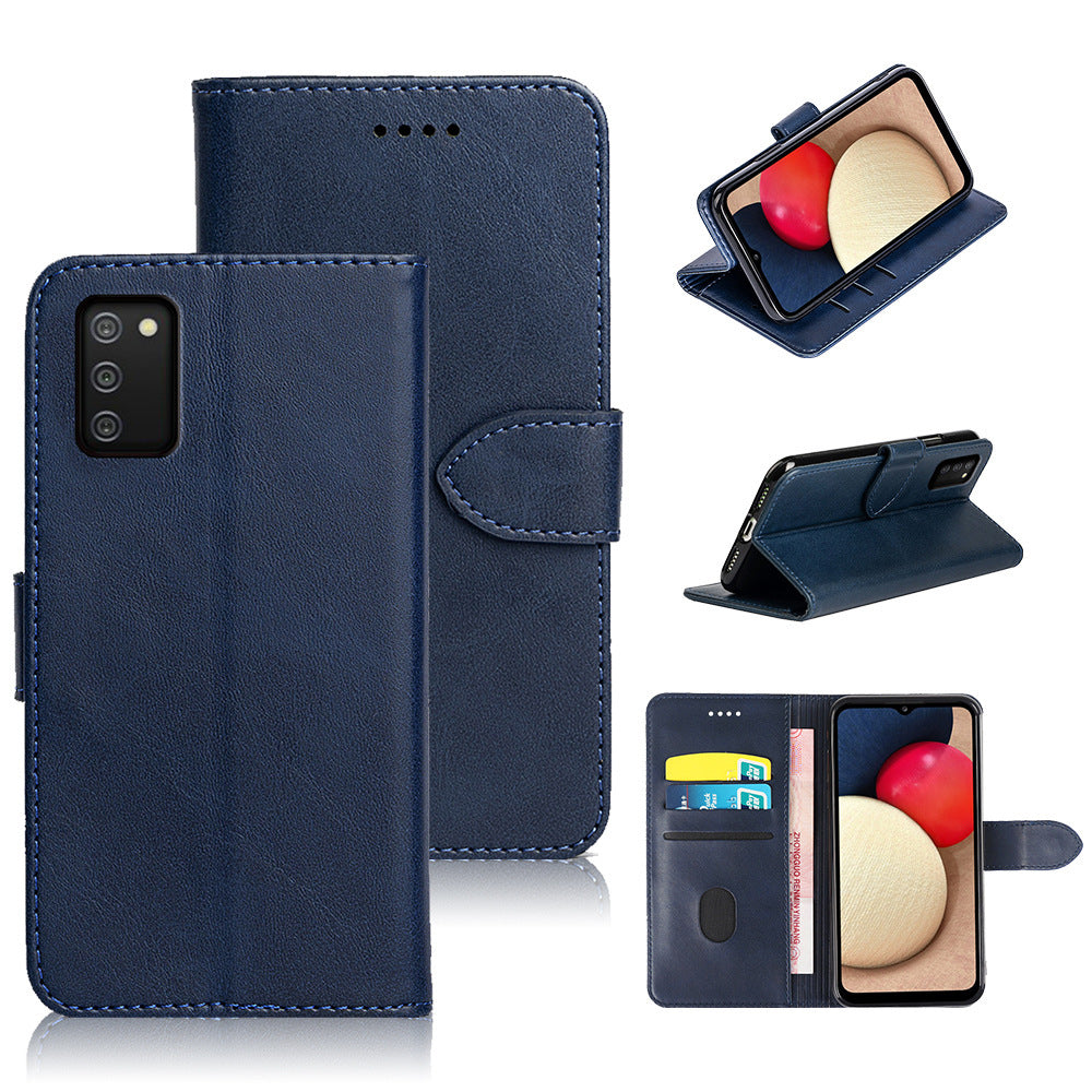 Applicable to iPhone15 card leather case 15promax calf pattern cover card mobile phone leather case