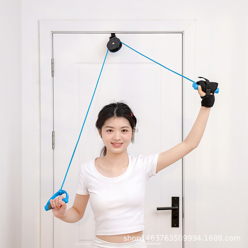 Household elderly shoulder joint pulley ring hand exercise upper limb rehabilitation traction training equipment