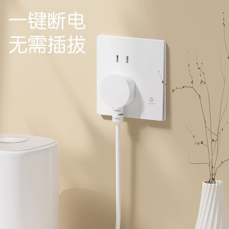 International electrician matte white switch socket panel household ultra-thin 86 type concealed 16a five-hole wall power supply