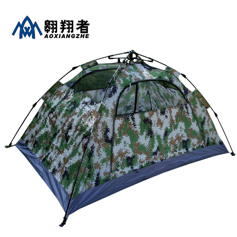 Soaring Tent Outdoor Camping Picnic Double Layer Rainproof Sun Protection Camping Portable Equipment Double Tent