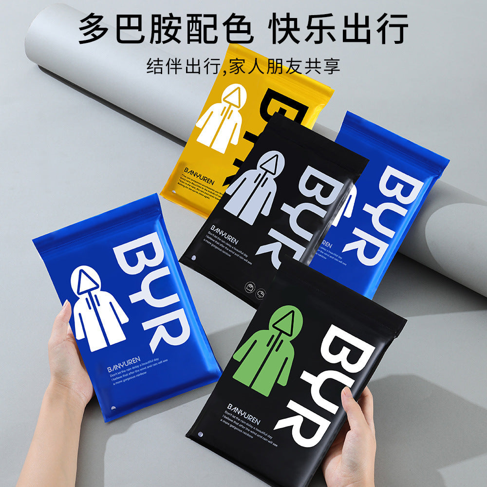 Raincoat Thickened Long Full Body Rainstorm Protection Portable Adult Outdoor Travel Electric Vehicle Non-Disposable Poncho