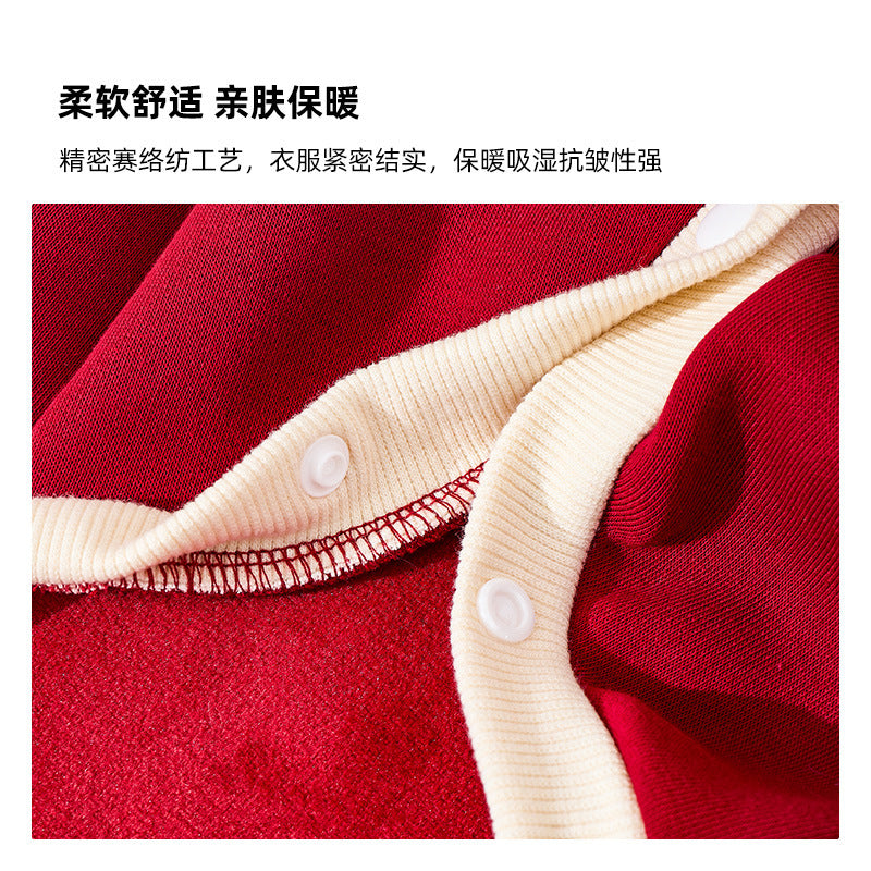 New Year's cat clothes winter warm cat New Year's winter clothes Muppet kitten velvet thickened warm festive clothes