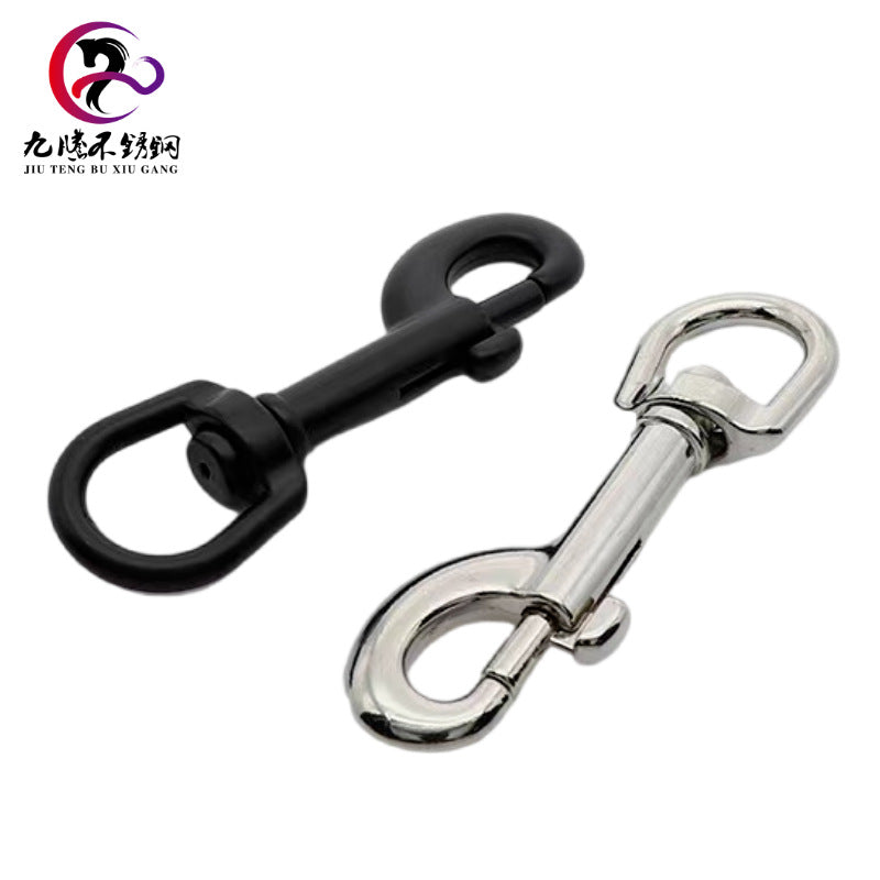 Manufacturer Stainless Steel Pet Chain Hook Traction Rope Single Head Hook Lock Luggage Accessories