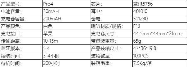 Factory wholesale Huaqiang North true wireless bluetooth headset pro45 long battery life large power high quality TWS gift