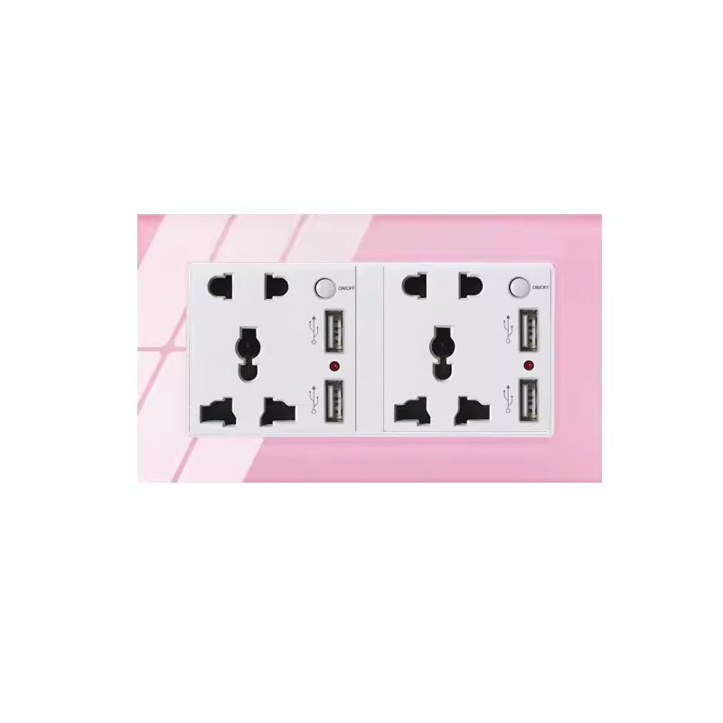 British 13A Hong Kong and Macao USB socket British standard porous TYPE-C charging panel switch electrical system