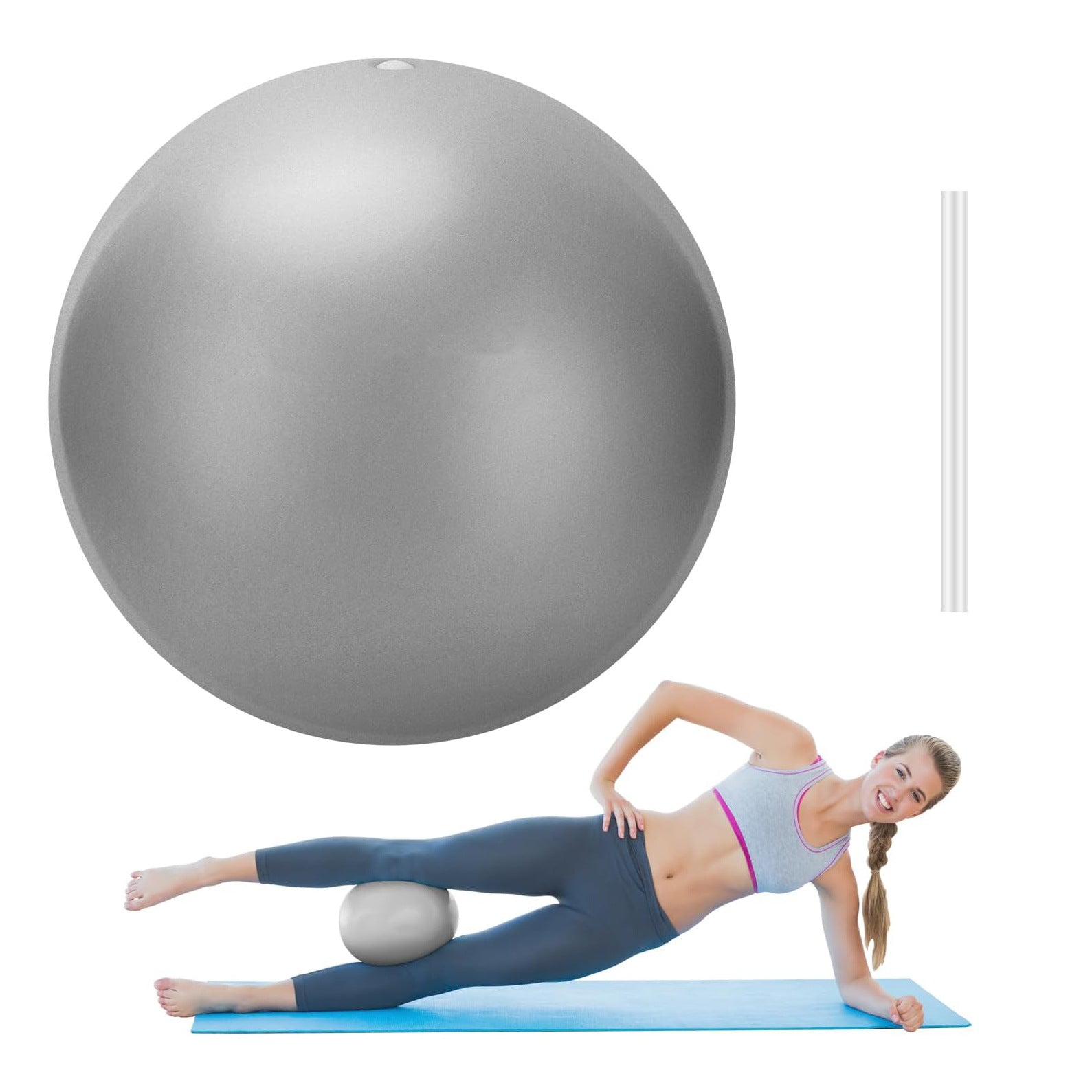 Yoga pelvic floor muscle ball 25cm Pilates ball, pregnant women pelvic floor muscle exercise postpartum recovery training fitness ball