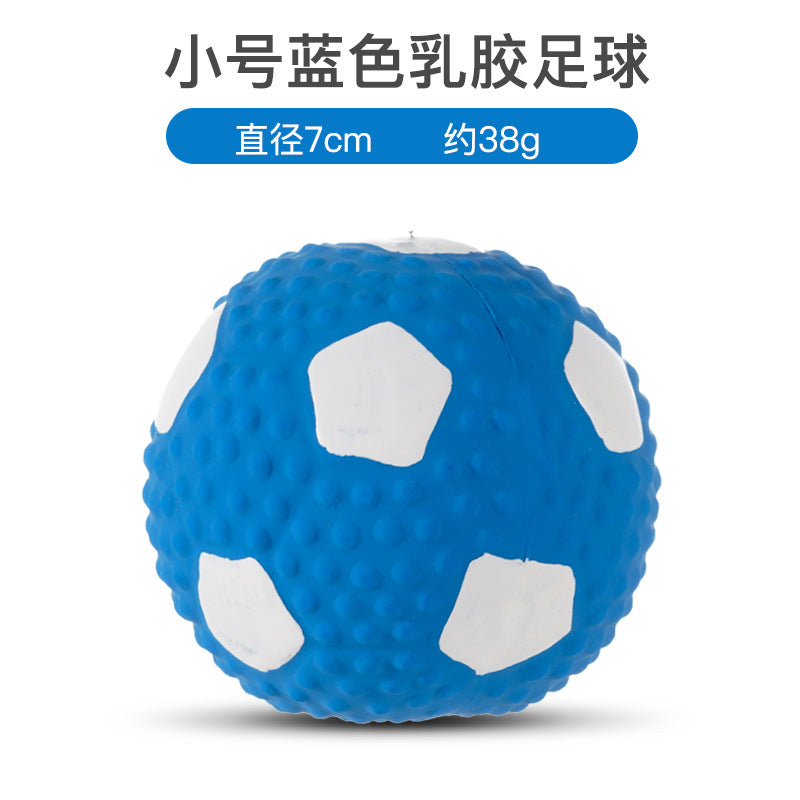 Wholesale Pet Latex Toys Filled Cotton Latex Rugby Football Volleyball Sound Dog Toys Pet Toys