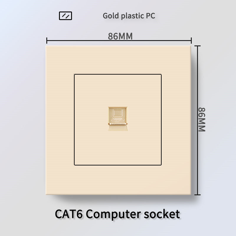 Foreign trade Hong Kong and Macao British 13A socket USB with Type-c plug + British standard electrical switch PC flame retardant panel plug