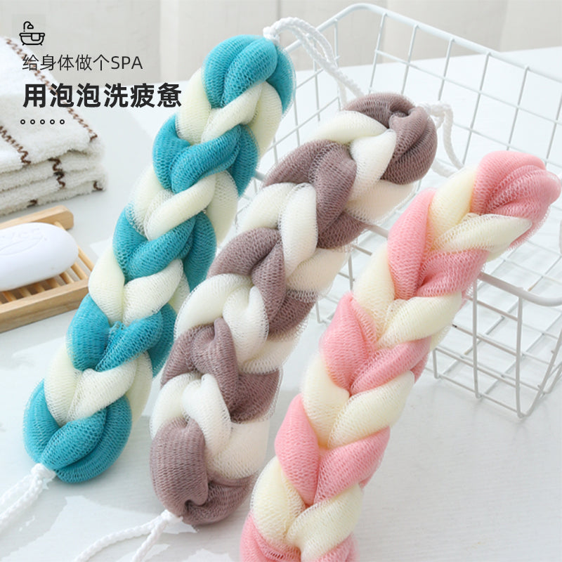 Bath strip pull back strip long strip adult rubbing back towel bath ball foam strong mud rubbing artifact bath towel bath towel