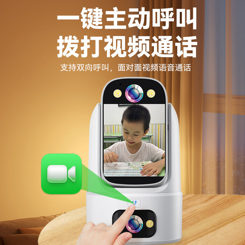 360-Degree home monitoring for the elderly, video camera for the elderly, remote one-click call for infant monitoring for the elderly and children