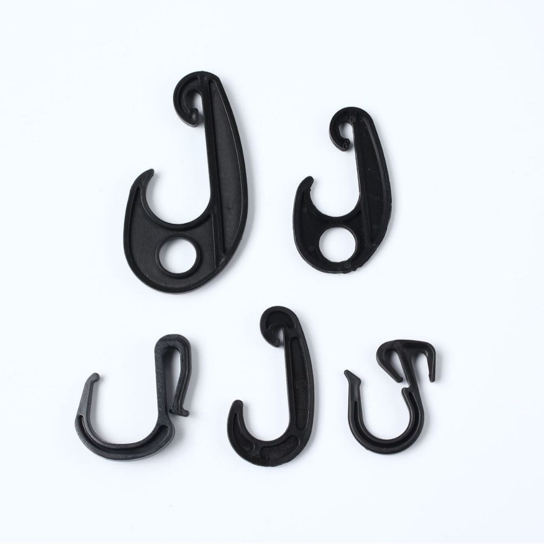 厂家直发 通用货物弹力绳网兜网钩配件 弹力绳网钩  塑料网钩配件