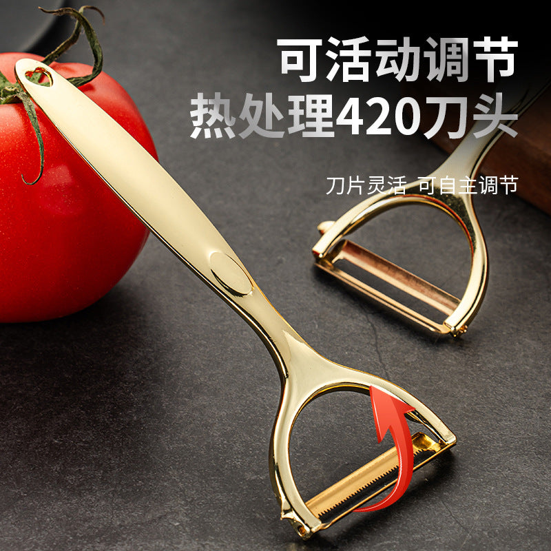 Zinc alloy peeler household apple potato melon planer kitchen tools fruit peeler multi-functional planer