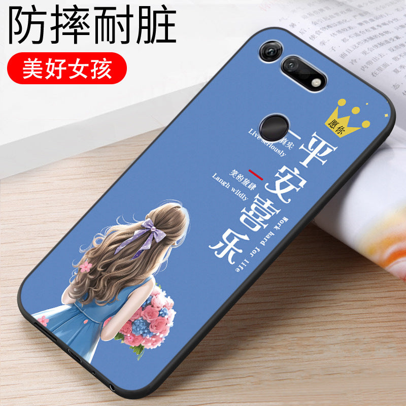Suitable for Huawei Honor v20 mobile phone case HonorPCTAL 0 protective case HonorV20 student HUAWEI film