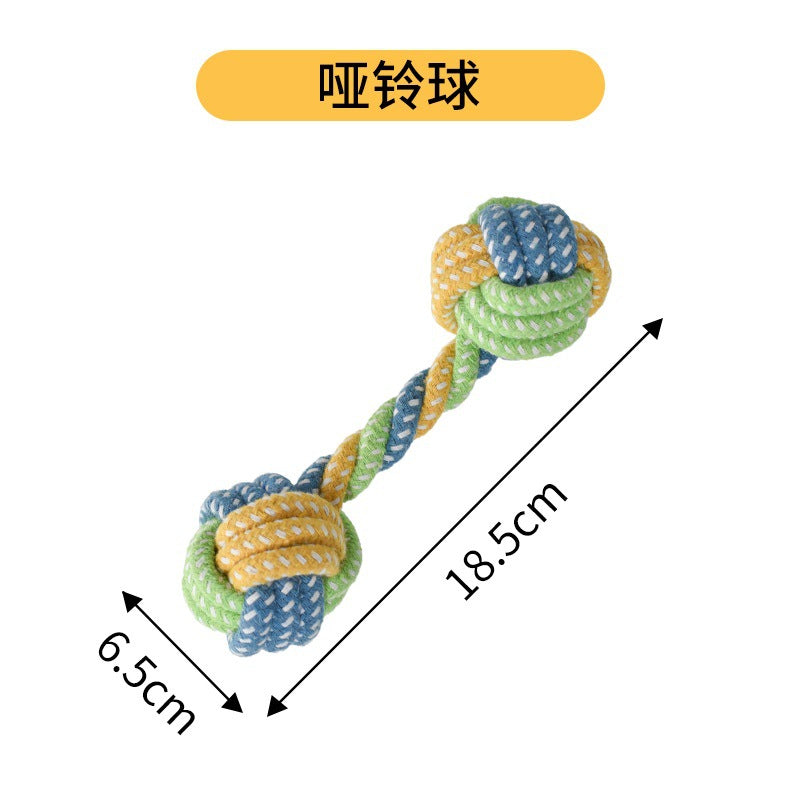 Dog Toys Grinding Teeth Bite-resistant Knot Slippers Small Medium Large Dog Teddy Golden Retriever Bigbear Pet Supplies