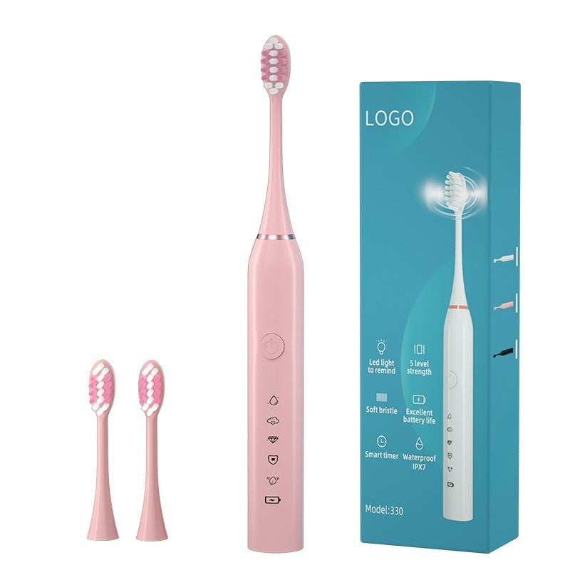 Source Factory Cross-border Electric Toothbrush Adult Rechargeable Fully Automatic Male and Female Student Couple Set Soft Hair