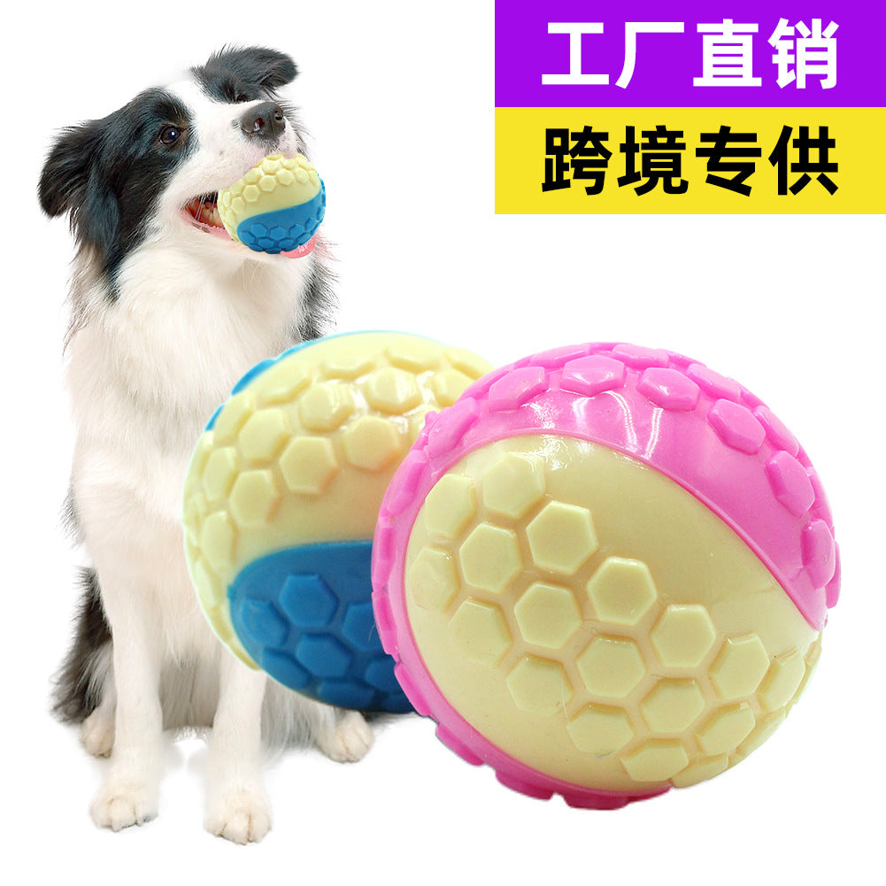 Pet supplies factory wholesale Amazon popular dog toy molar stick can't bite bad toy ball leaks Frisbee