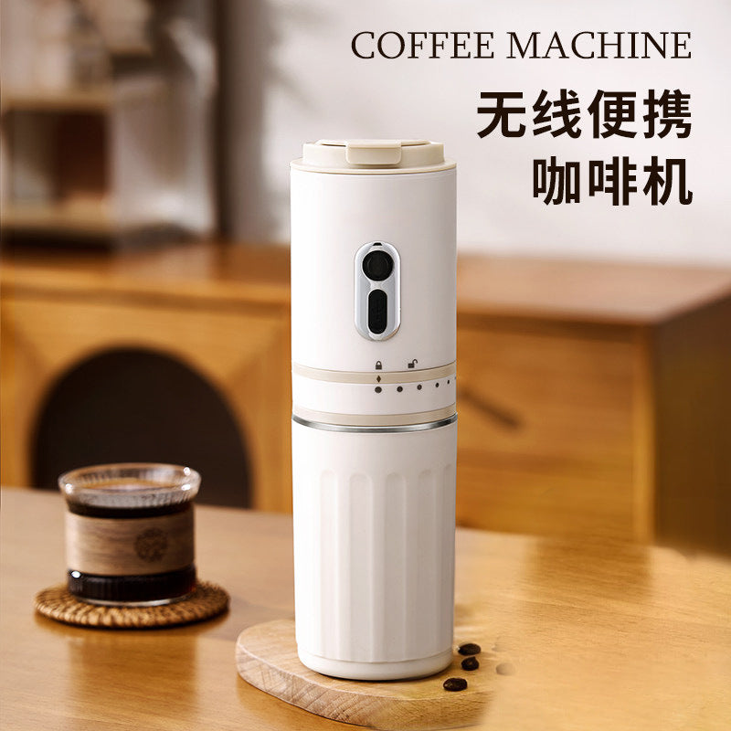 Small Coffee Maker Multifunctional Electric Coffee Grinder Office American Grinder Hand Brew Travel Accompanying Cup