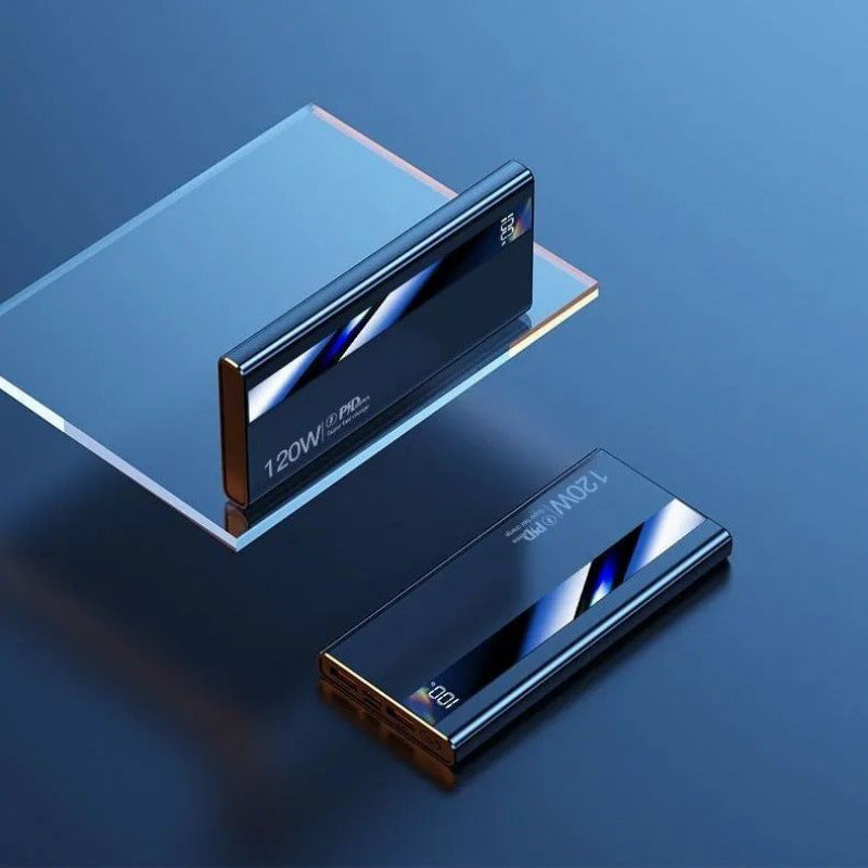 120W super fast charging 20000mAh power bank large capacity flash charging mobile phone universal mobile power supply