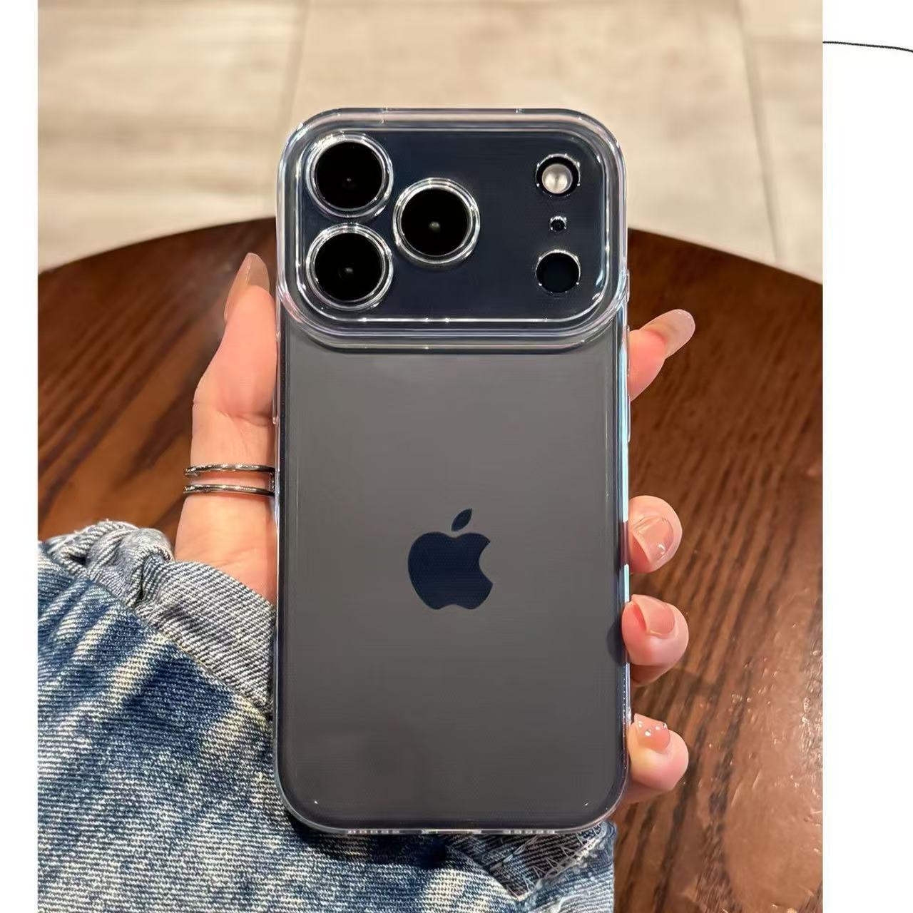 Simple solid color is suitable for Apple 17promax mobile phone case, anti-drop iphone16 transparent 15 Europe, America 14 all-inclusive 13.