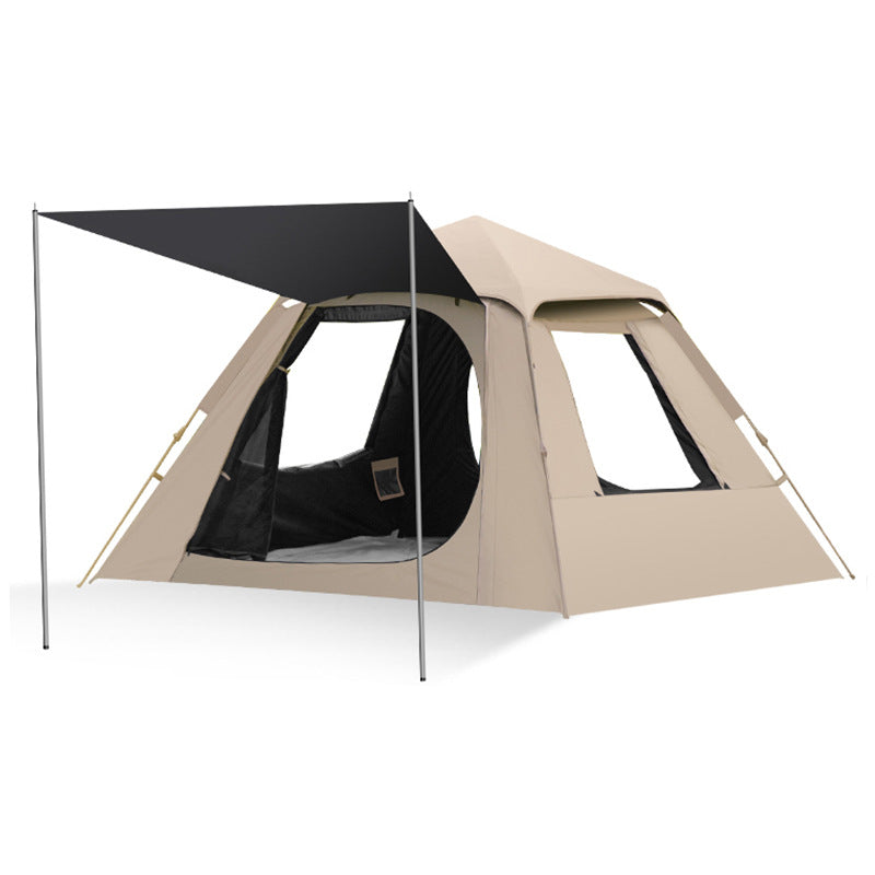 Manufacturer tent outdoor camping overnight folding portable canopy two-in-one automatic camping full set of equipment