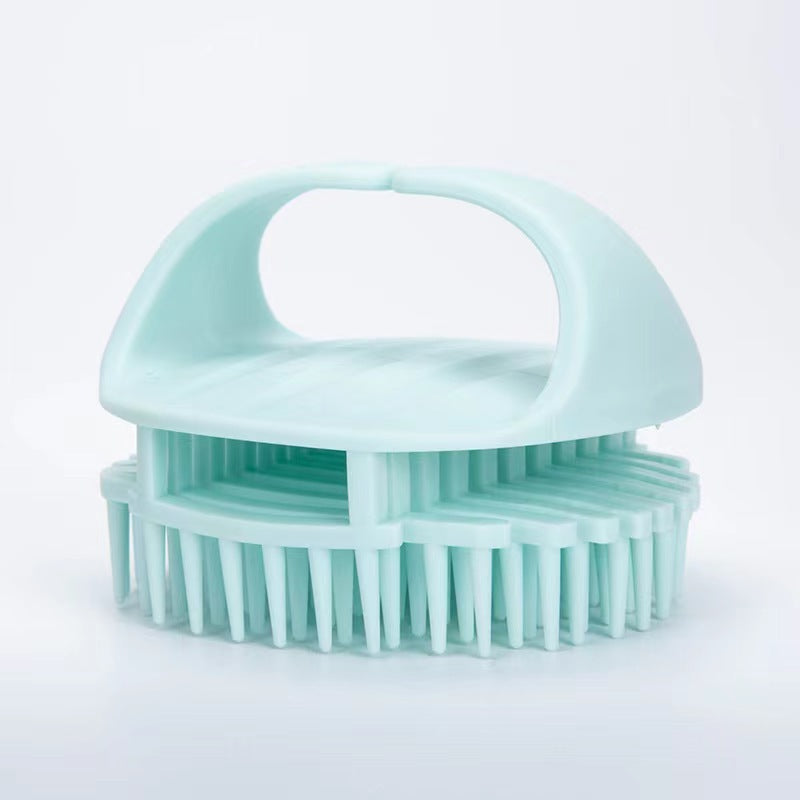 Multifunctional Shampoo Brush Personal Care Home Massage Brush Hollow Shampoo Comb Silicone Massage Special Comb Hair Care