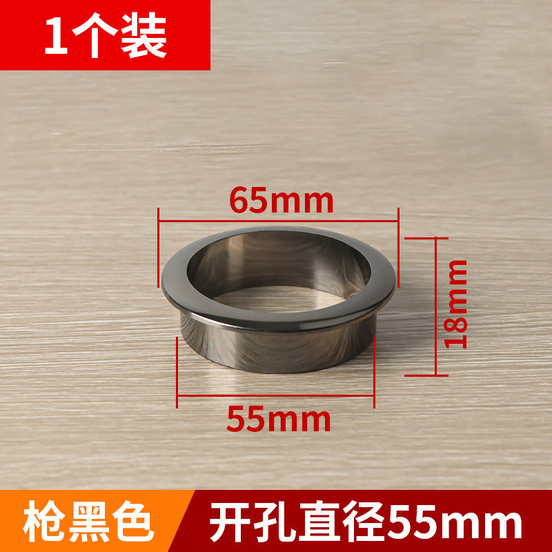 Nylon round wire box finishing hole cover computer desktop wire box desk threading hole furniture hardware accessories