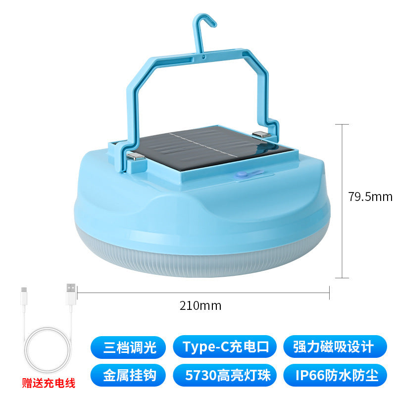 LED charging light stall night market light power failure emergency camping light long battery life solar light outdoor lighting