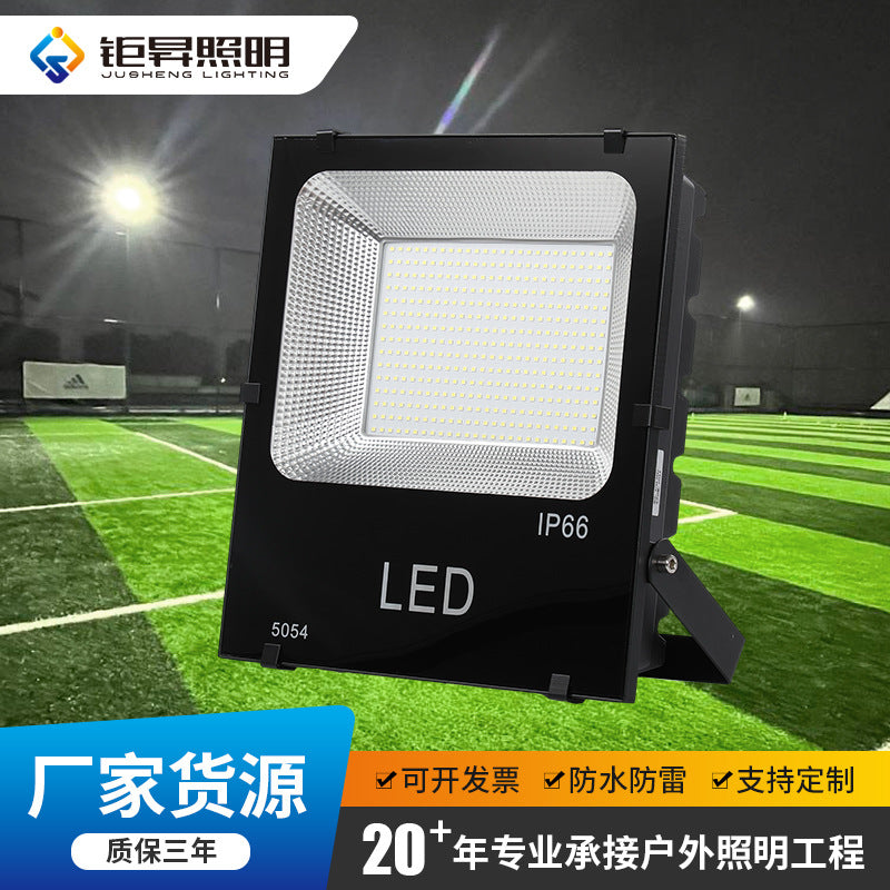 LED floodlight 100w150W200W advertising sign floodlight outdoor waterproof lighting high power floodlight