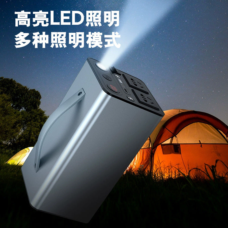 300W energy storage outdoor emergency mobile power supply 220V high power portable household solar charging ce cross-border