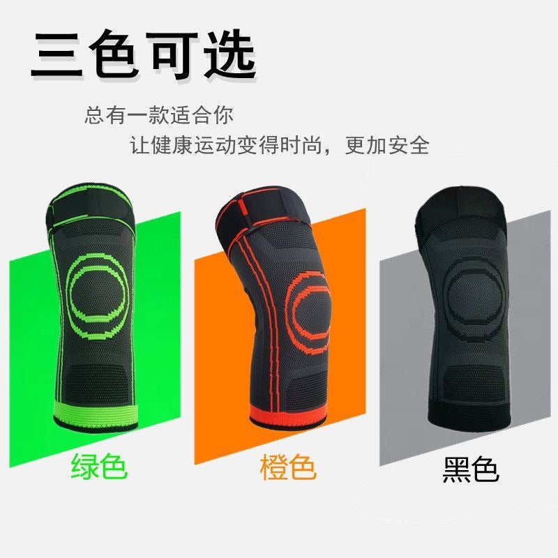Nylon strap knee pads, pressurized anti-slide outdoor sports, basketball running, mountaineering, ventilation protection, wholesale by manufacturers