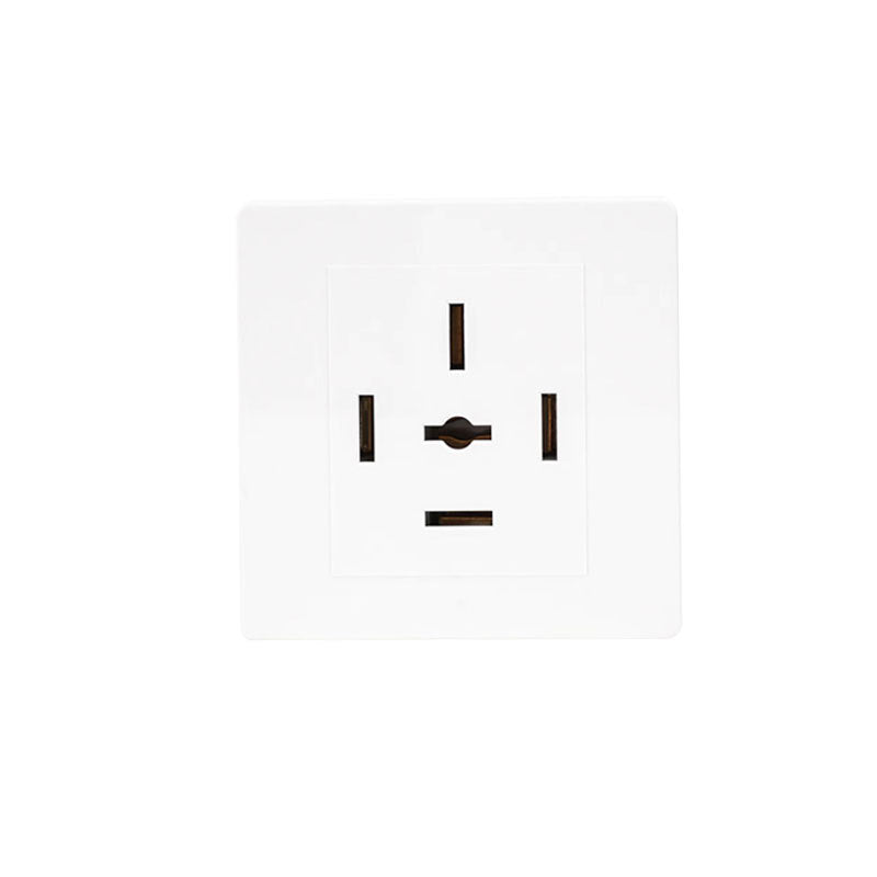 Three-phase five-wire socket 25A five-hole 440V air conditioner 16A plug 86 type wall 380V four-pole industrial power plug
