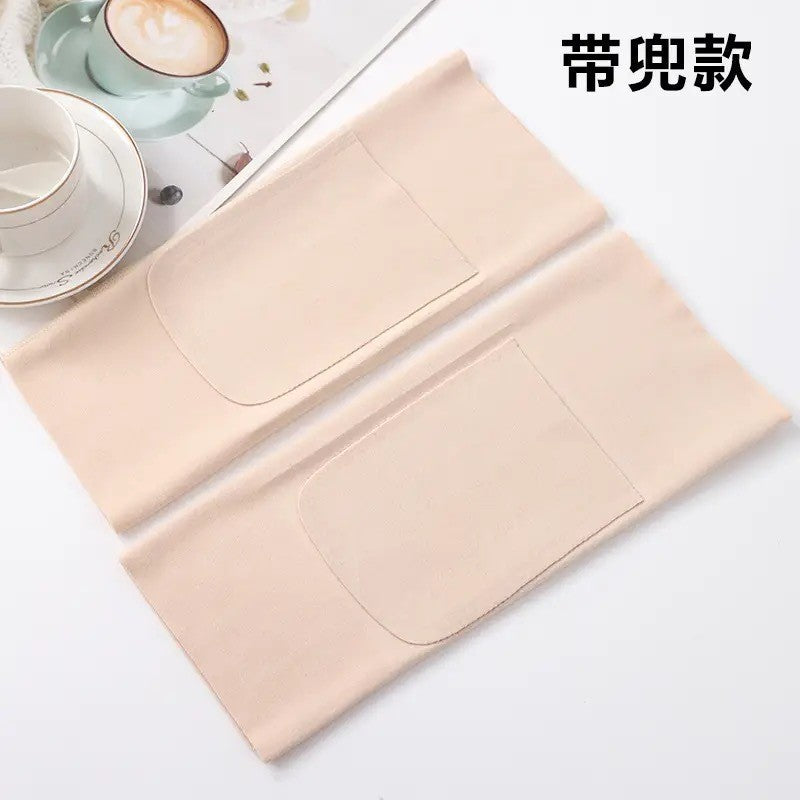 German velvet pocket knee protection men and women joints old cold legs old people cold electric car leg protection legs autumn and winter