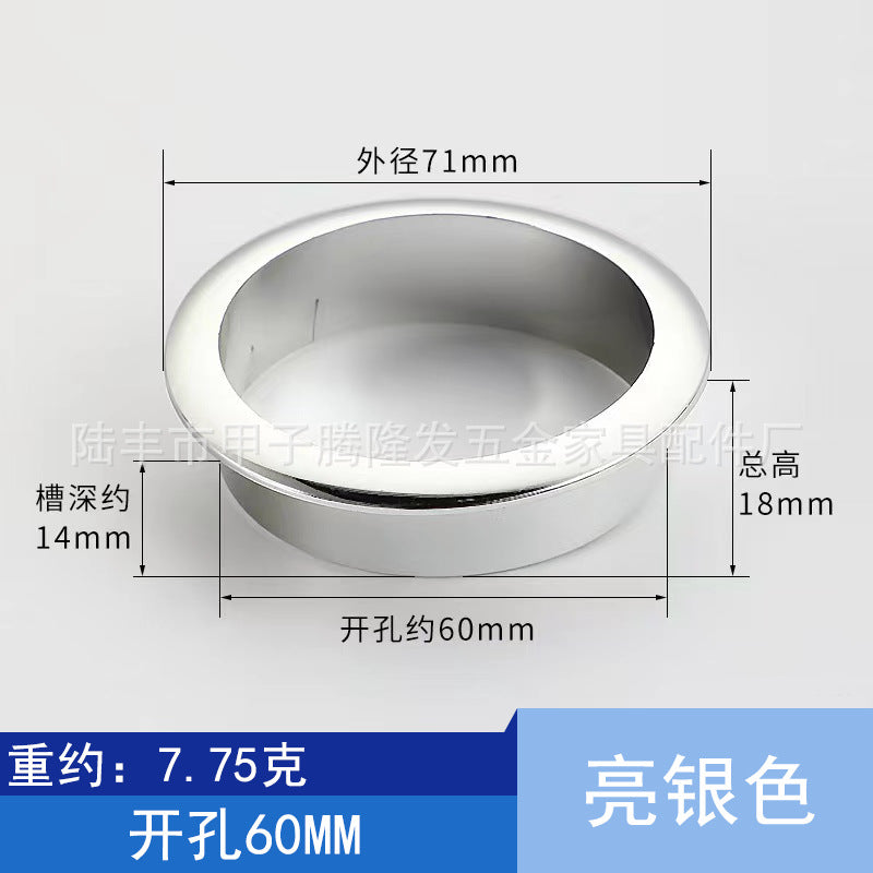 Tenglongfa Hardware, Computer Desk Plastic Threading Hole Cover Desktop Wire Box Hole Tracking Opening Hole Cover Round