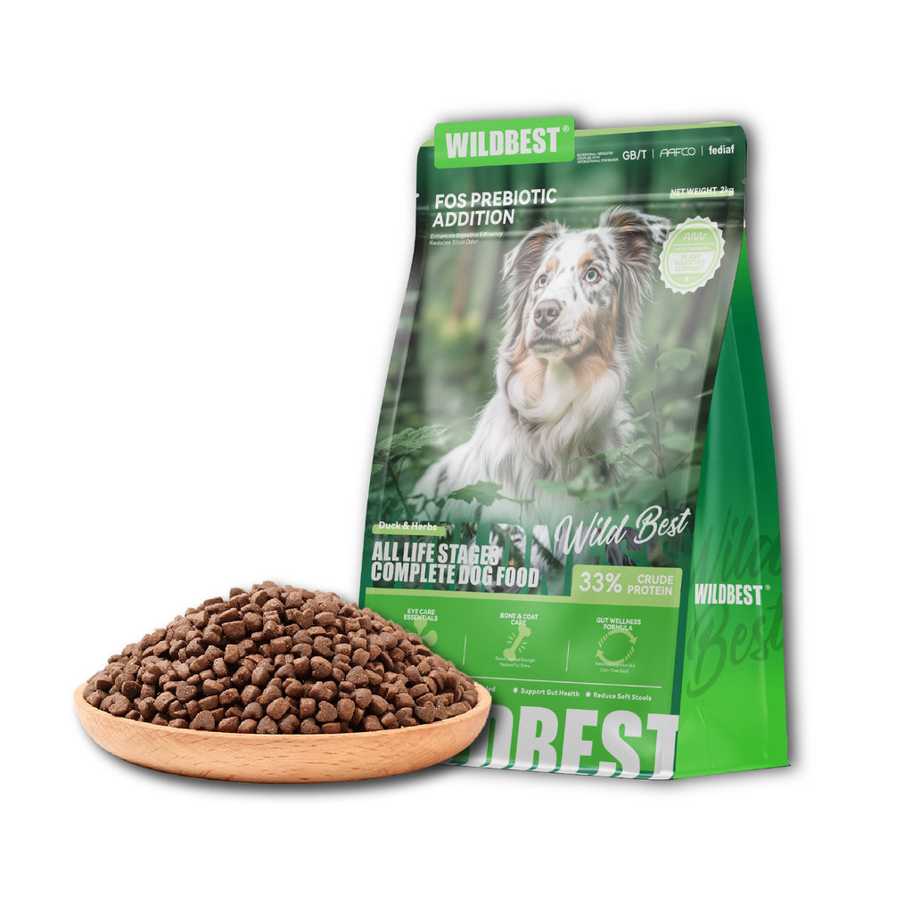 Agent foreign trade cross-border dog food full-price fresh meat grain-free baking puffing large and small adult puppies freeze-dried wholesale customization