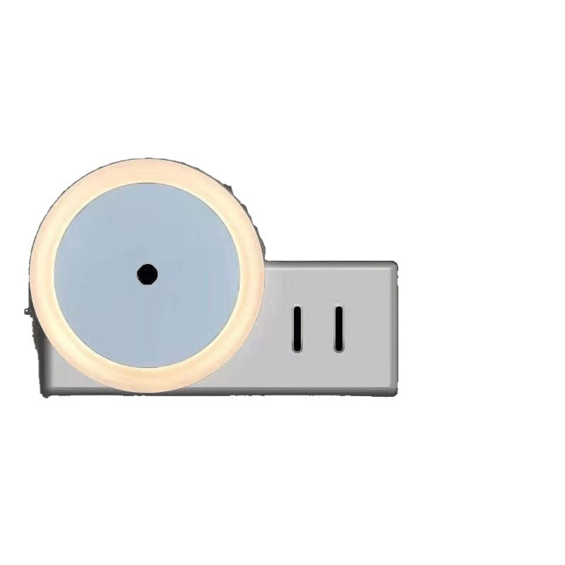 Night light sleep night intelligent sensor light light light control led bedroom wall lamp plug-in energy-saving children's bedside lamp