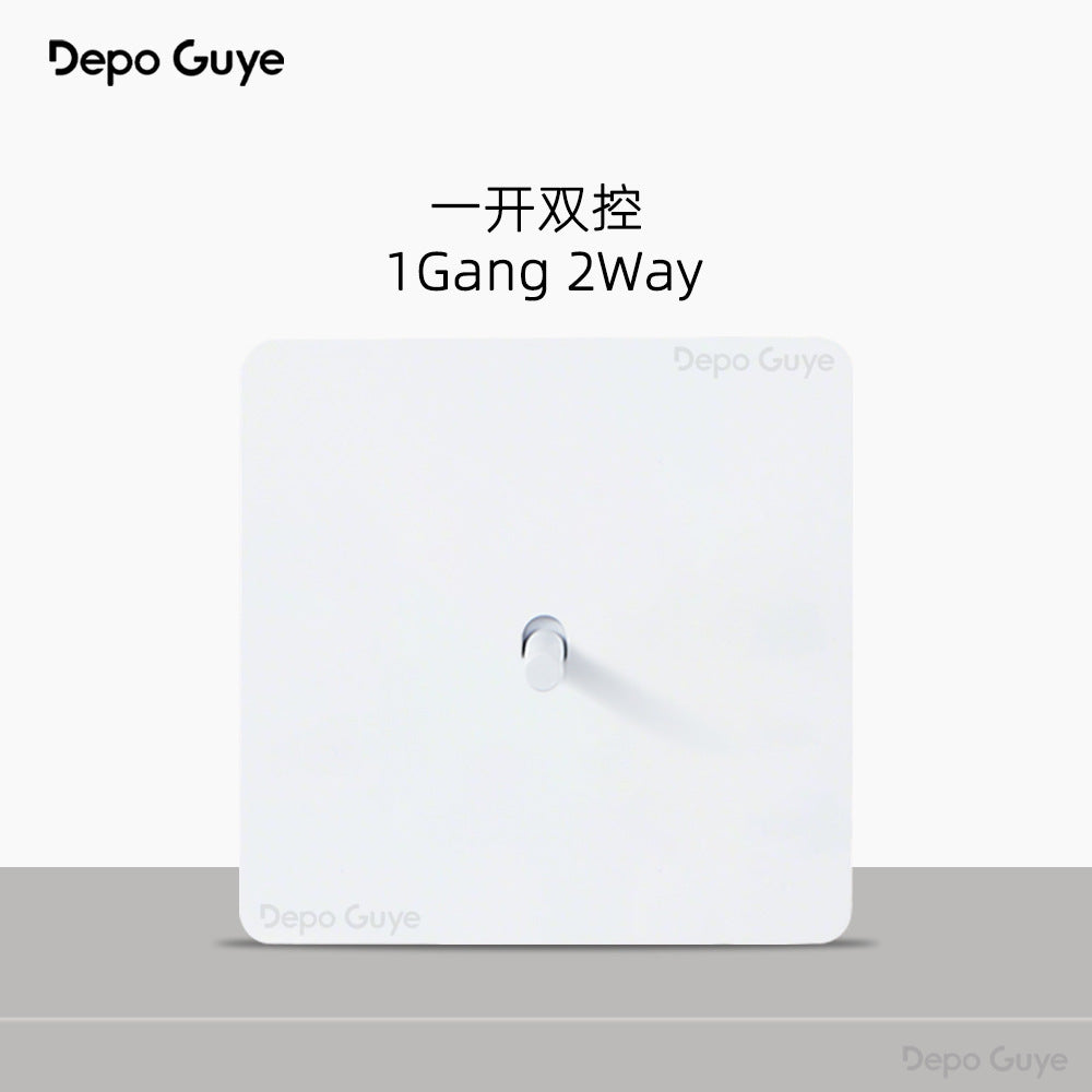 Foreign trade simple wind stainless steel switch panel 86 type concealed Hong Kong and Macao British standard European socket brass lever