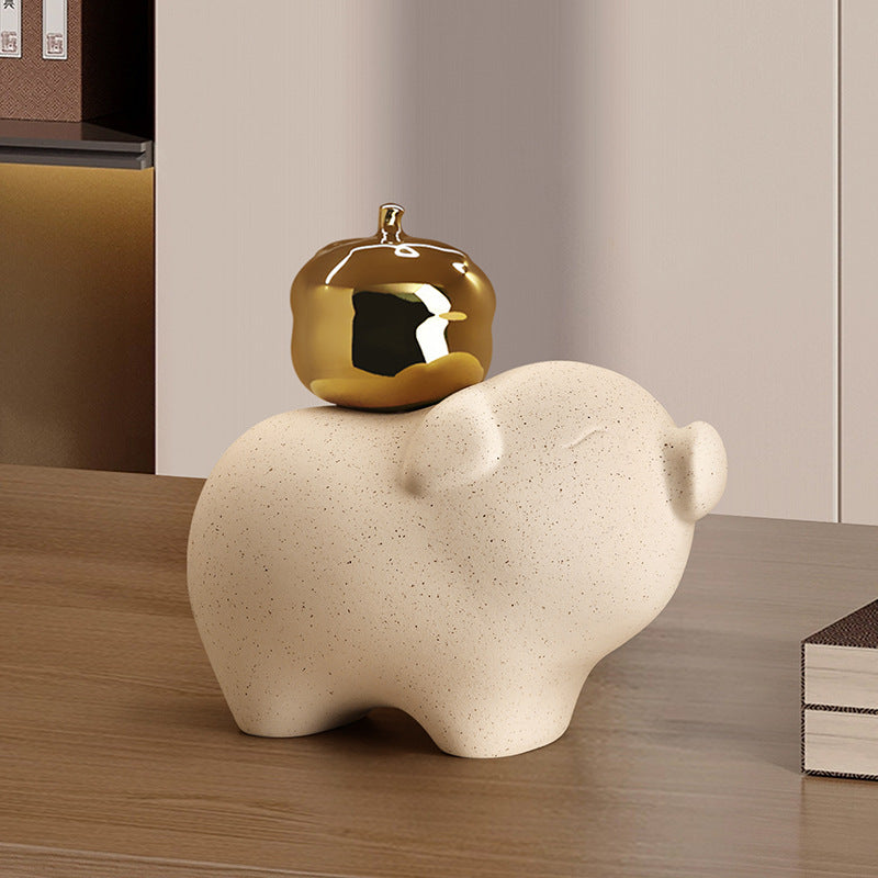 Bei Hanmei's new Chinese-style creative ornaments will be rich soon. Soft decoration, home furnishing entrance, living room desktop TV cabinet decoration