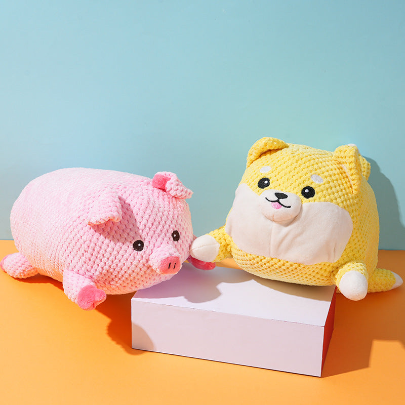 Popular Sleeping Duck Dog Toy Small and Medium-sized Dog Pet Sound Toy Plush Resistant Grinding Teeth Sound Relief