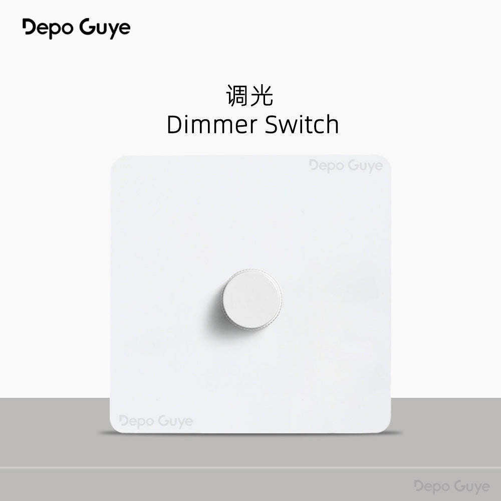 Foreign trade simple wind stainless steel switch panel 86 type concealed Hong Kong and Macao British standard European socket brass lever