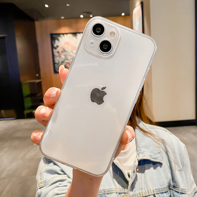 Apple 17 mobile phone case transparent 15promax anti-drop 13 painted material 14 wholesale 12 applicable iphone16 soft