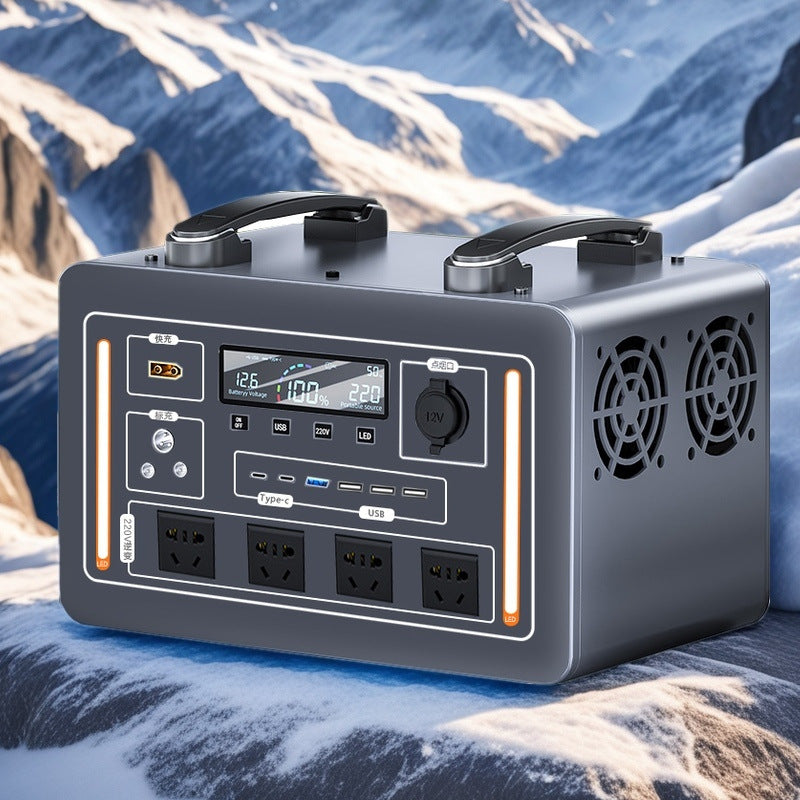 Flagship large-capacity outdoor mobile power supply 220v stall night market commercial self-driving camping portable durable high power