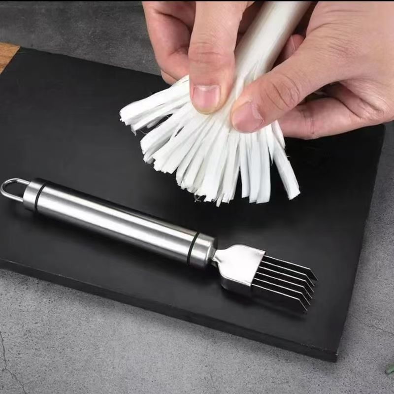 Stainless steel multi-functional green onion cutting artifact, shredder, scallion cutting knife, stainless steel wire shaving knife, kitchen gadget