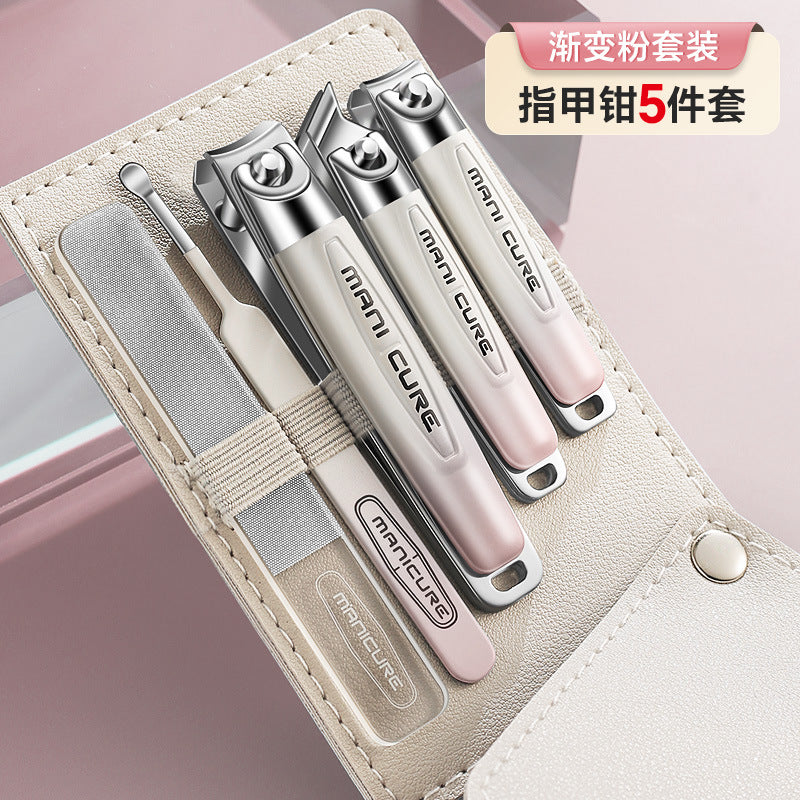 Nail Clipper Set Stainless Steel Nail Clippers Kit Home Manicure Nail Removal Tools Care Professional