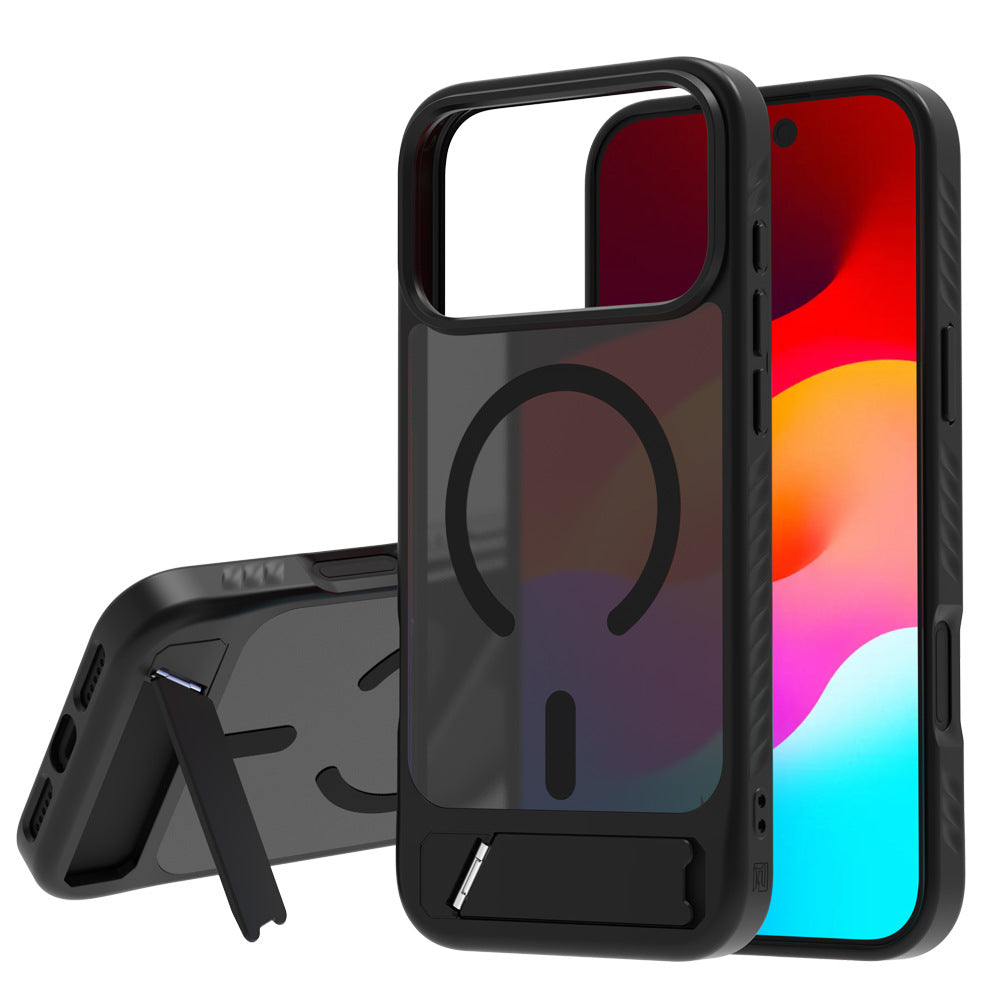 Fulcrum case Suitable for iPhone17 Pro Max mobile phone case Skin-sensitive magnetic case Bracket protective case 17 Air