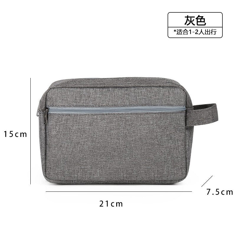 Portable portable toilet bag travel storage simple men's business trip waterproof dry and wet separation wash storage bag sent on behalf of