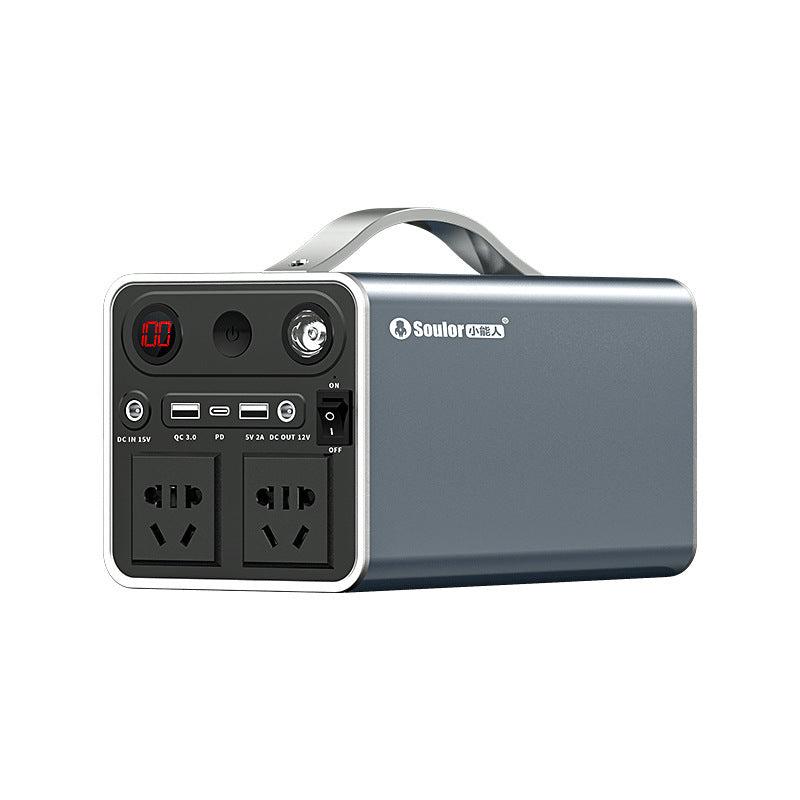 Outdoor mobile power supply Portable large-capacity 220V live broadcast stall camping Multifunctional vehicle high-power power supply