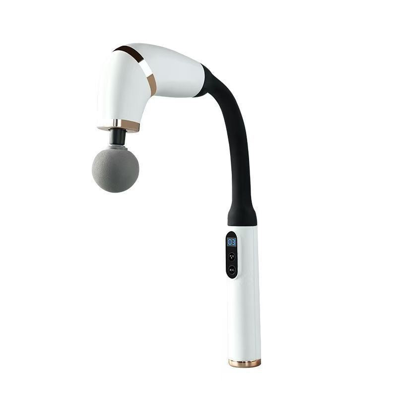 Curved hook fascia gun asking for massager shoulder neck waist back massager muscle neck gun industry grade muscle relaxation